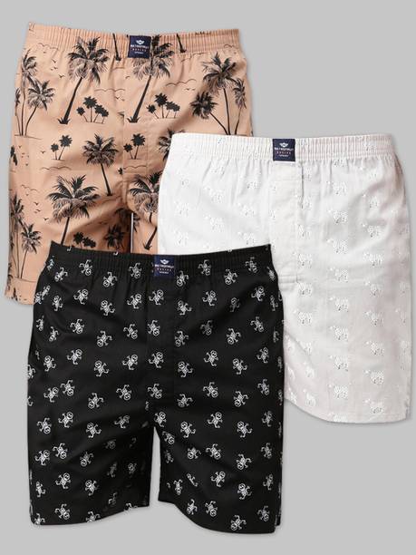 Pack of 3 Printed Men Boxer