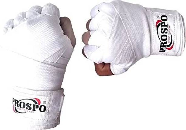 PROSPO Mexican Boxing Hand Wraps, Stretch wrap, Hand Wraps -180 inch(4.5 Meter, white) Boxing Hand Wrap