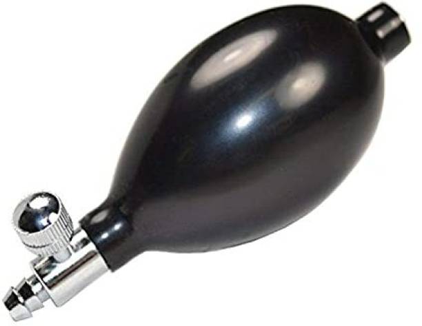 BODY FITNESS Rubber Blood Pressure Bulb for Sphygmomanometer Black With Metal Valve BP Monitor Bulb