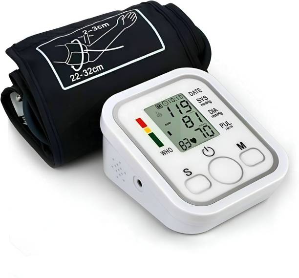 ARJ Digital Fully Automatic Upper Arm Blood Pressure Monitor For Home Use with Bp Monitor Cuff