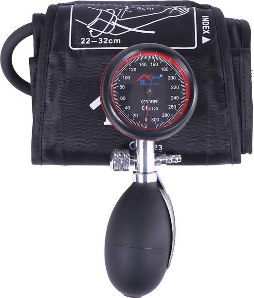 SWADESI BY MCP Palm Type Aneroid Sphygmomanometer Blood Pressure Monitor Professional Manual BP Monitor with Latex-Free Cuff for Accurate Readings Bp Monitor