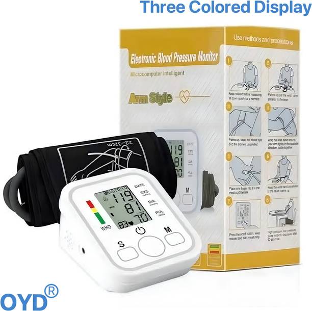 OYD USB Type-C Electronic BP Checking Machine for Home Colour Display With Voice Function Bp Monitor