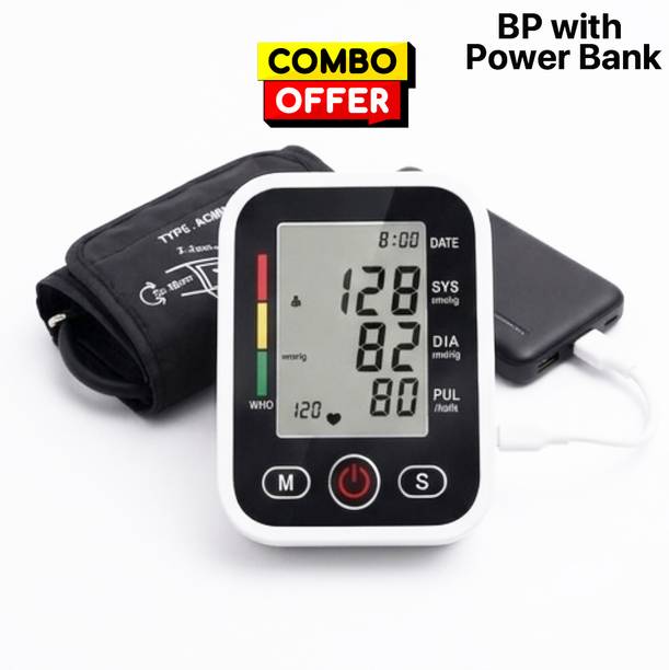 OYD Portable BP Monitor with Rechargeable Power Backup Solution With Colour Back Light & Voice Announcemnet Bp Monitor