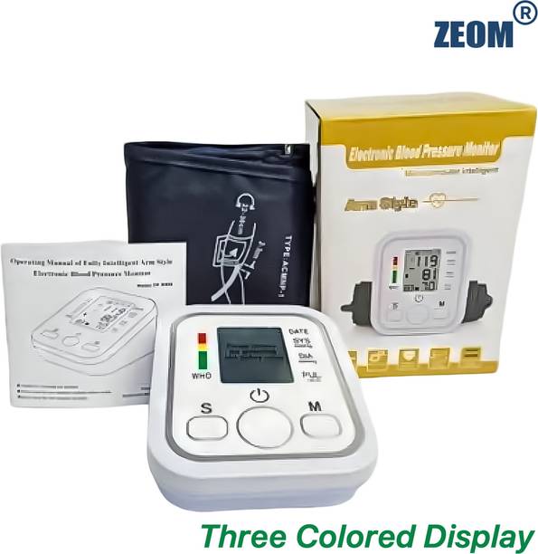 Zeom Blood Pressure Monitor, Upper Arm Cuff with Voice Announcement feature_ Bp Monitor