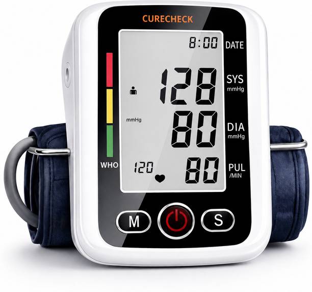 curecheck Big Screen Fully Automatic Quick Measurement Blood Pressure Monitor Bp Monitor