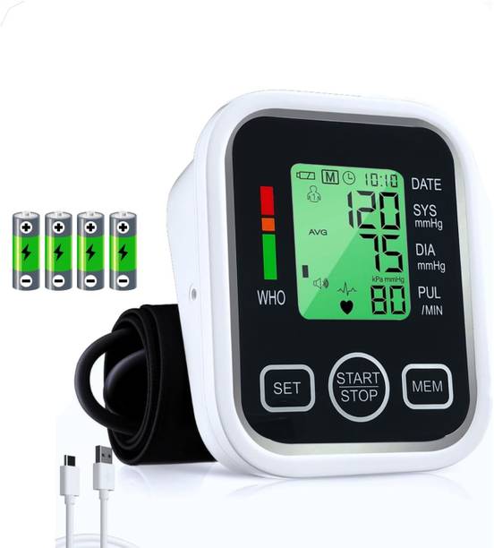 D MEDICARE DMBP06 Fully Automatic Digital BP Monitor |Accurate Reading with Voice Assistance Bp Monitor