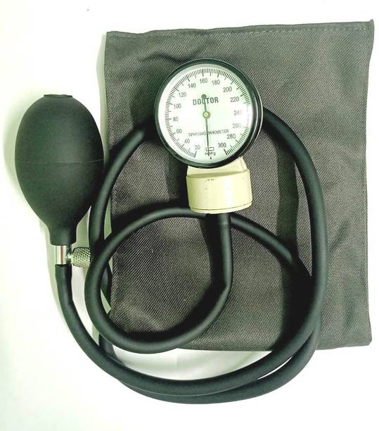 RnB Aneroid Doctor Sphygmomanometer Manual Dial Type Black Blood Pressure Machine Bp Monitor