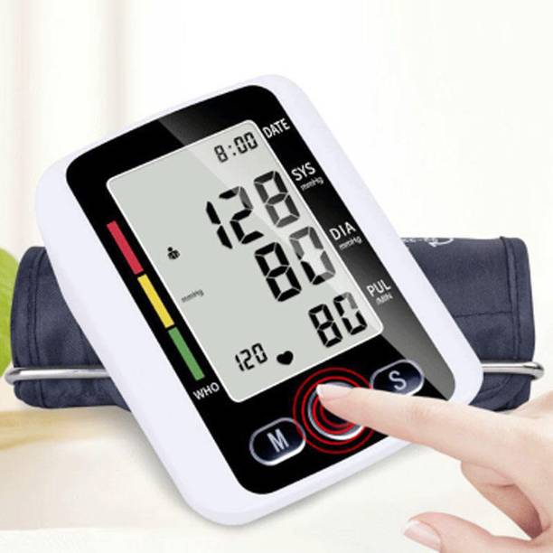 HEALBIRD Fully Automatic BP Monitor,Arm Cuff Digital Upper Arm BP Machine|Hypertension Machine with Voice Broadcast {Batteries are not included in the Box} Bp Monitor