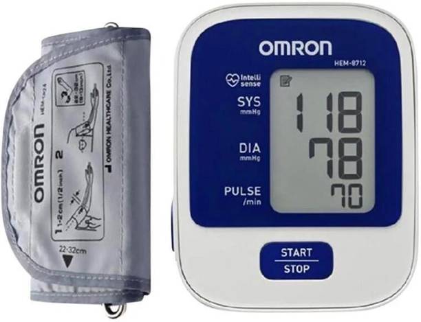 OMRON HEM-8712 HEM 8712 IntelliSense Technology | One-Touch Operation | Large Display Bp Monitor