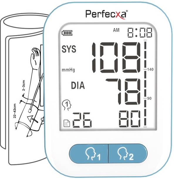 Perfecxa VHS-270B Perfecxa Digital Blood Pressure Monitor, Extra Large LCD Display Bp Monitor