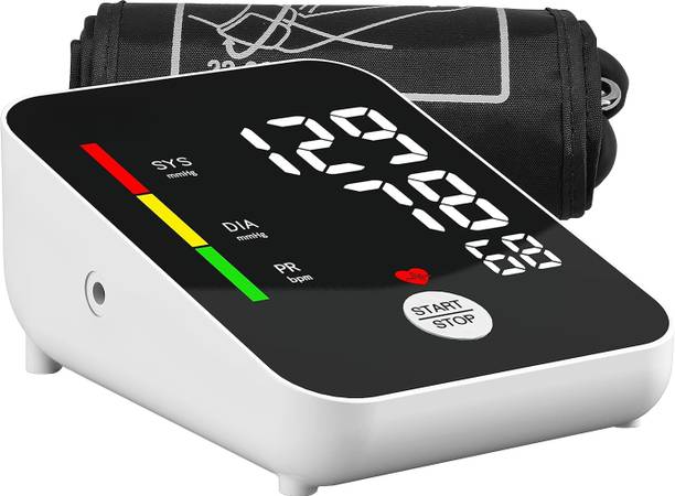DR VAKU Rechargeable Digital BP Monitor for Upper Arm with Talking Function One-Touch Operation & Accurate Measurement Bp Monitor