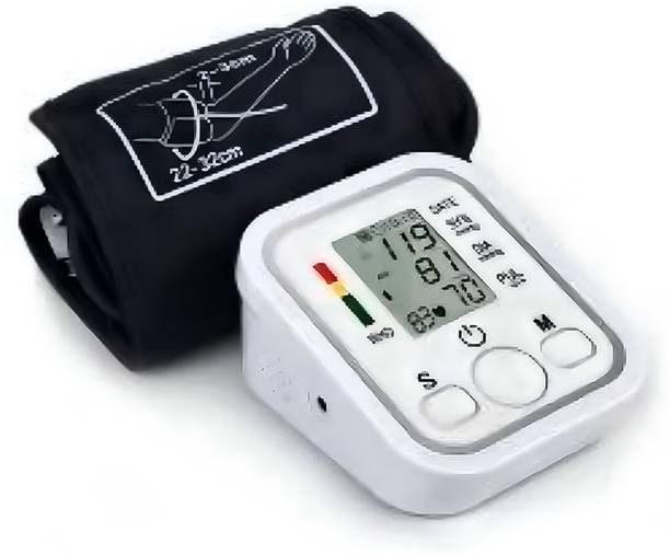 CRETO BP Monitor Upper Arm-Cuff, LCD Digital Display WHO Indicator Bp Monitor