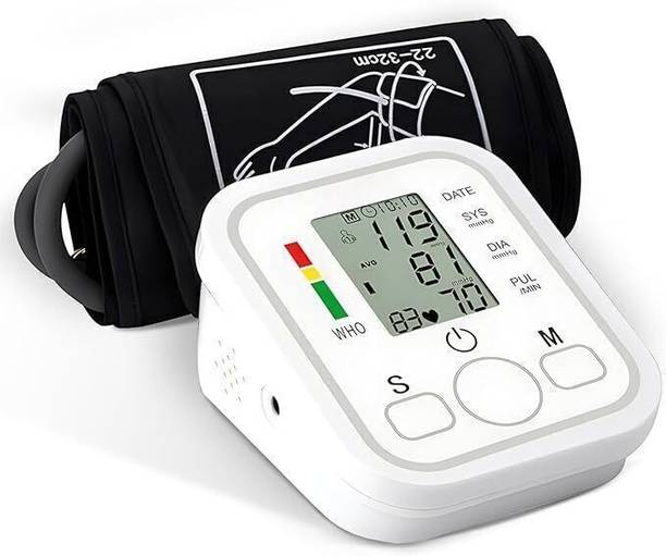 HEALBIRD Smart Blood Pressure Monitor with 4X AAA Battery, Large Cuff Digital Upper Arm BP Machine | Hypertension Machine with Voice Broadcast Bp Monitor