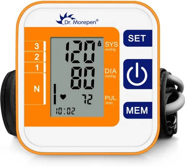 Dr. Morepen Blood Pressure Monitor with 4 Batteries BP-14 Bp Monitor