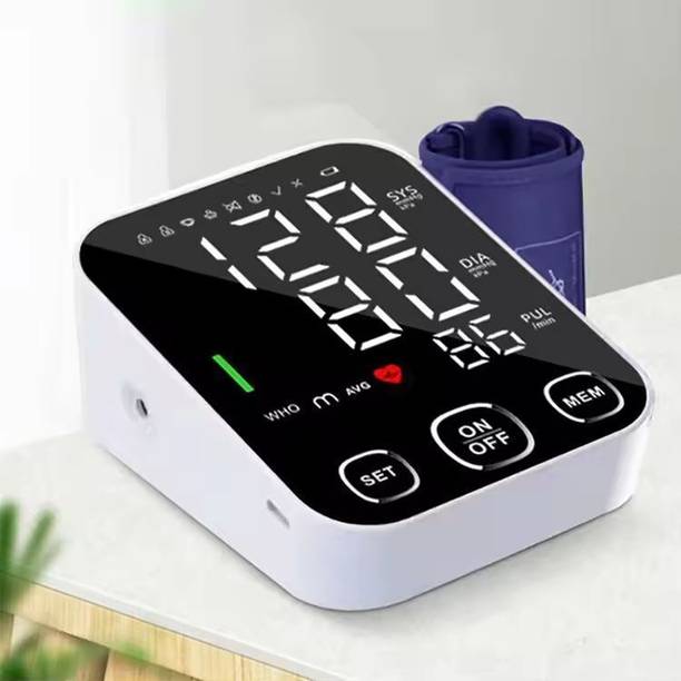 HEALBIRD [RECHARGEABLE] Digital Fully Automatic BP Monitor | Voice Assist, Big Display,Fast & Accurate Readings [No need to install batteries] Bp Monitor