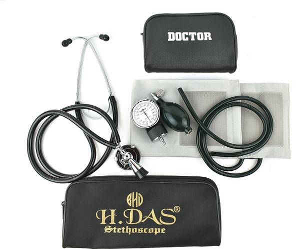 Dishan Doctor D Sphygmomanometer Aneriod Blood Pressure Monitor With H.Das Double Stethoscope Bp Monitor