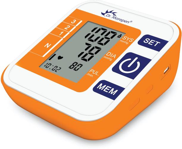 Dr. Morepen Full Automatic Digital Blood Pressure Machine (BP14) Bp Monitor
