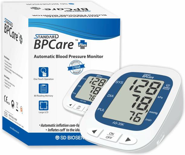 STANDARD AS-35K (Blood Pressure Monitoring Machine) Arm-type Fully Automatic Digital Bp Meter for Managing Heart Health - Bp Monitor