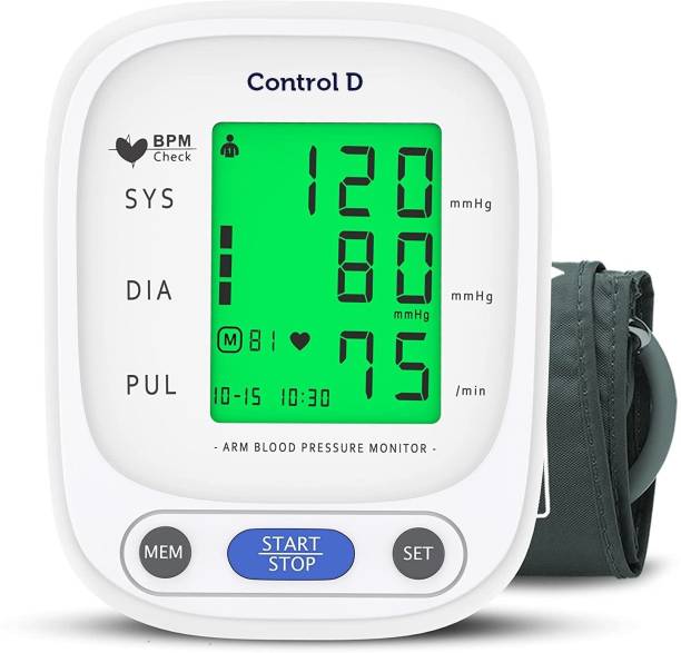 Control D Fully Automatic 3 Color Alert Blood Pressure Monitor Talking with Back Light HDBPM Bp Monitor