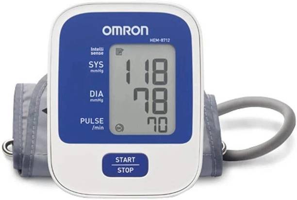 OMRON HEM-8712 One-Touch Use, IntelliSense Tech - Automatic Digital Blood Pressure Monitor Bp Monitor