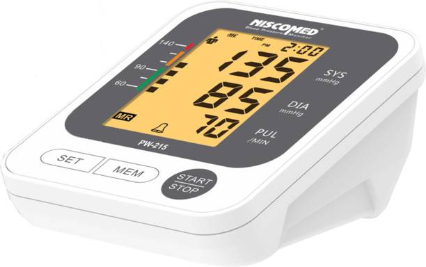 NISCOMED Fully Automatic Digital Smart Dual Language Talking Automatic Fully Automatic Digital Smart Dual Language Talking Automatic Electronic Blood Pressure Monitor Machine Bp Monitor