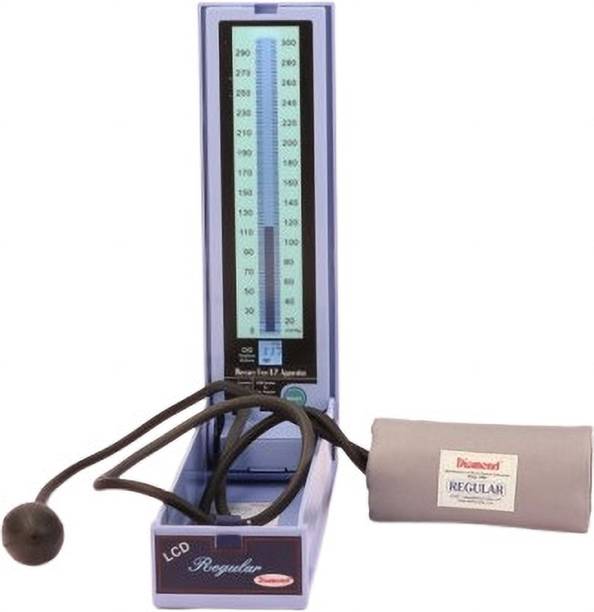Cityhealth Diamond BPDG034 LCD Regular With (BP2442 )Spring Coil Tube Black 2 MTR Long Bp Monitor