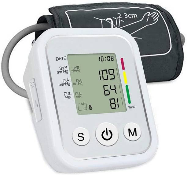 CRETO Digital Upper Arm BP Machine – Automatic Measurement, LCD Display, Bp Monitor