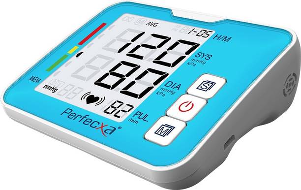 Perfecxa Talking Automatic Digital Blood Pressure Monitor with Widescreen WHO Function Bp Monitor