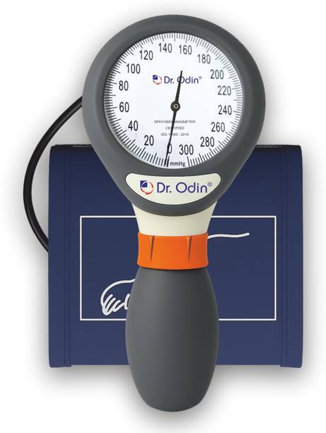 Dr. Odin OAS106 Aneroid Sphygmomanometer Palm Type, Pressure Release Button (No Screw Valve) Bp Monitor