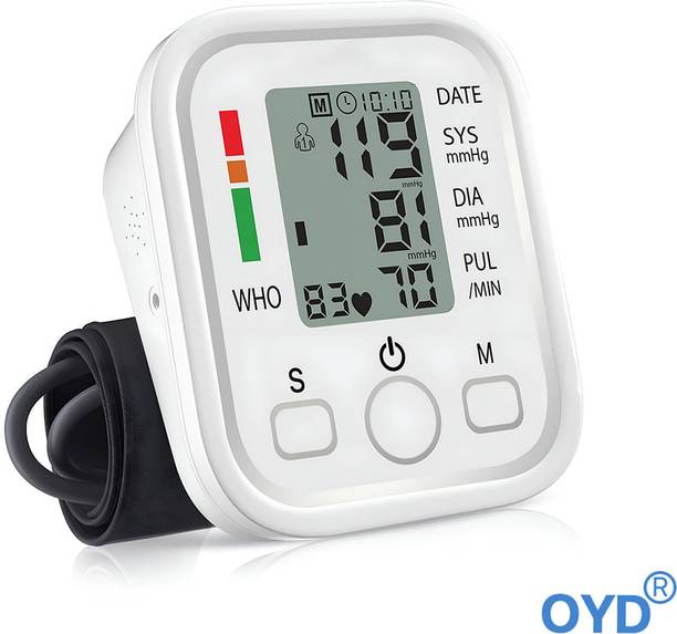 OYD Smart Digital BP Machine with AAA Battery & LED Display Colour Display With Voice Function Bp Monitor