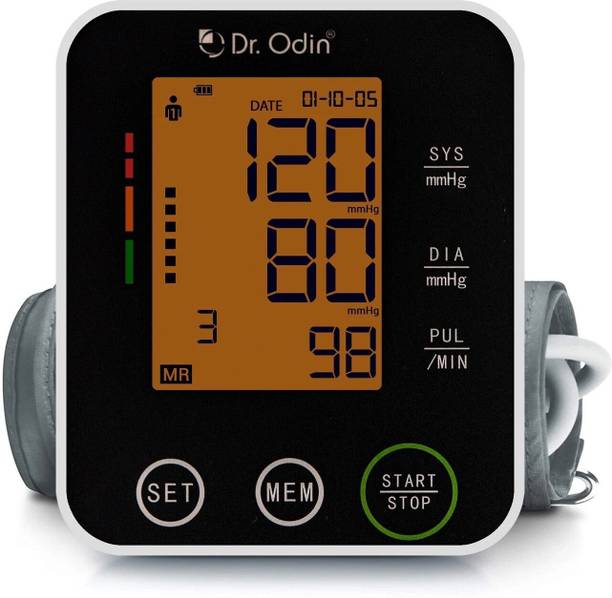 Dr. Odin BSX516 Automatic Digital BP Machine with USB Power Source|Support 2 Users| Bp Monitor