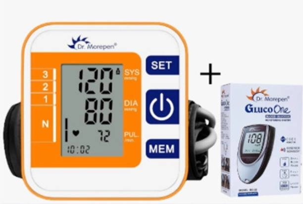 Dr. Morepen Blood Pressure Monitor with BG 03 Glucometer BP-14 Bp Monitor