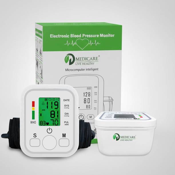 D MEDICARE DMBP0-03 Upper Arm BP Monitor Machine with Accurate Reading & Easy Use Bp Monitor