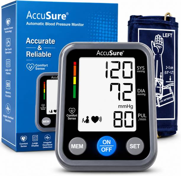 AccuSure Automatic Digital BP Machine For Home Use With 4 Years Warranty S9 Bp Monitor
