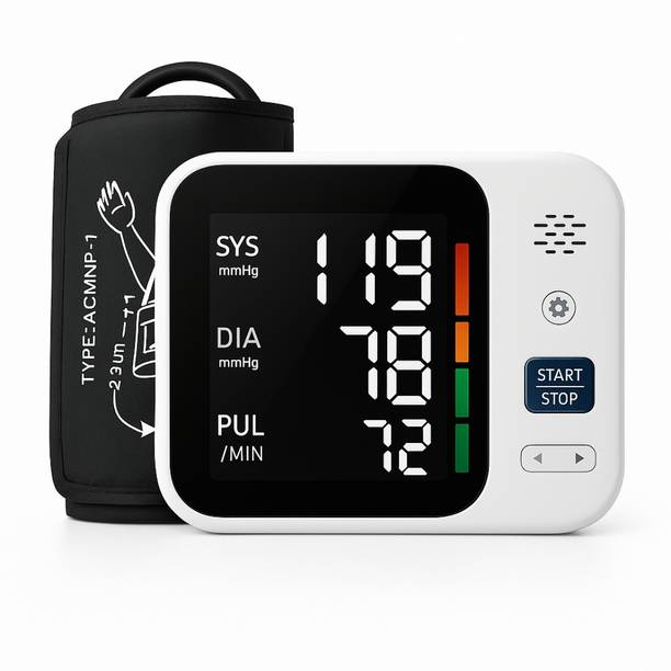 Bensten BP-ONE Digital BP Monitor for Upper Arm | IHB, WHO Indicator, USB & Battery Bp Monitor
