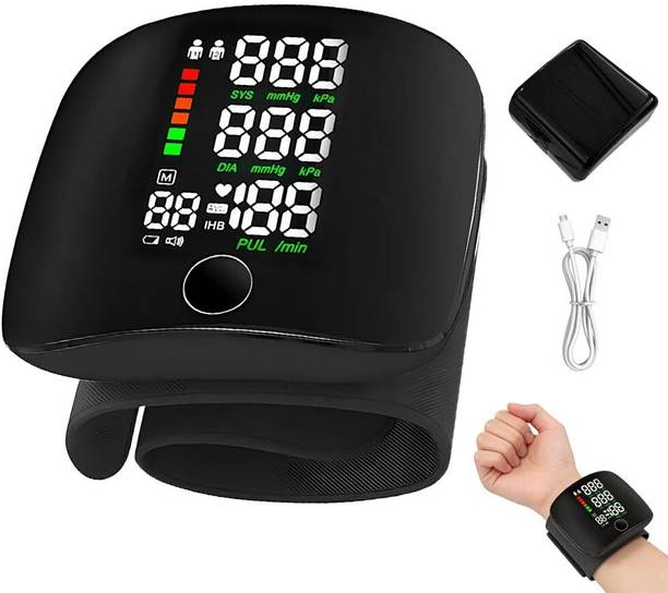 HEALBIRD Digital Wrist BP Monitor with Voice Guidance Digital Wrist Blood Pressure Monitor Bp Monitor