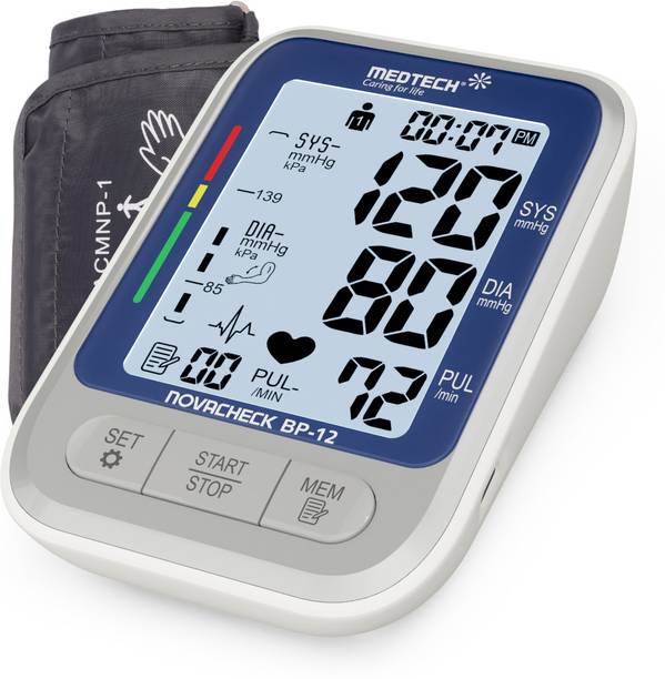 Medtech BP12-BL Portable Automatic Digital Blood Pressure Monitor Machine backlight BP12 BL Bp Monitor