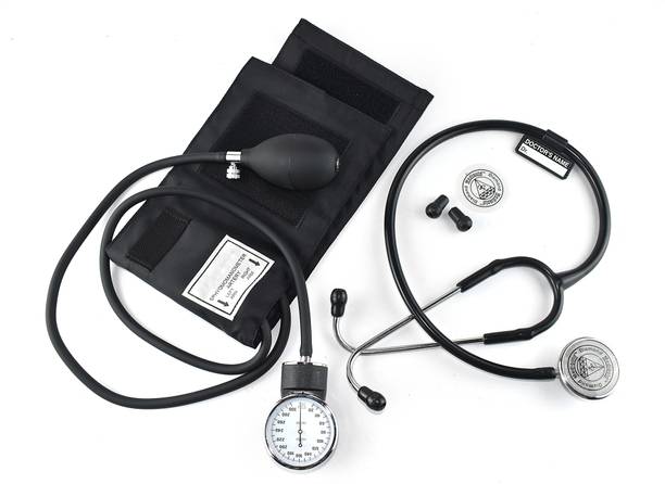 Dishan SC-0T0300 MMHG Doctor Sphygmomanometer Anroid Type Light In Weight With Diamond Stethoscope Bp Monitor