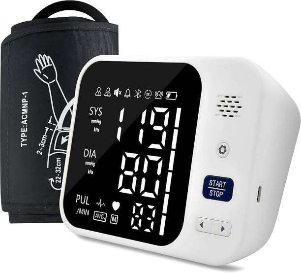 Aika Digital Blood Pressure Monitor with Dual Power Options, Digital Thermometer Bp Monitor