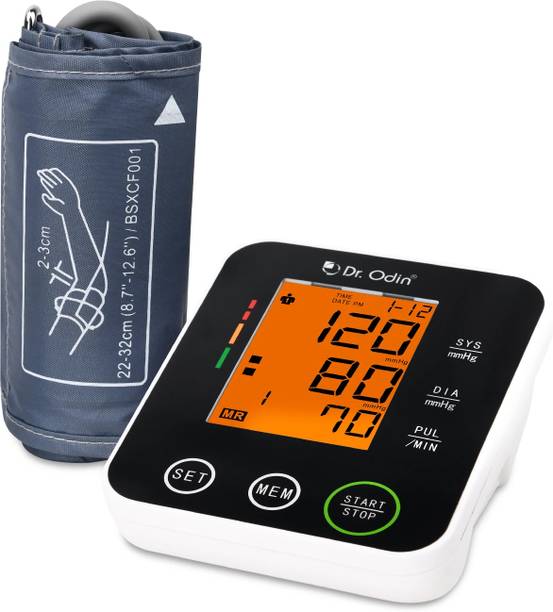 Dr. Odin BSX 516 Blood Pressure Machine With Latest Technology | Support Two Users | WHO Function & Digital LCD Display Blood Pressure Machine with Latest Technology, Support Two Users, WHO Function Bp Monitor