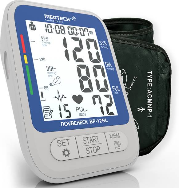 Medtech Portable Automatic Digital Blood Pressure Machine backlight BP12 BL Bp Monitor