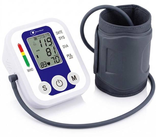 Accutrust Digital Blood Pressure Monitor Machine for Home Use Digital Blood Pressure Monitor Machine for Home Use Bp Monitor