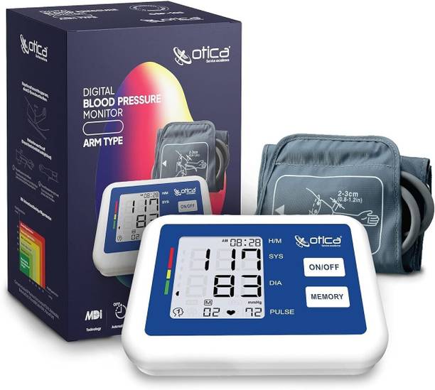 OTICA Affordable Fully Automatic Digital Blood Pressure Monitor for Family OBP-108 With MDI Technology Bp Monitor