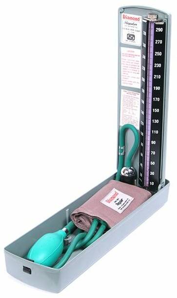 DIAMOND BP MR 112 Mercurial Regular BP Apparatus with Velcro Cuff Bp Monitor