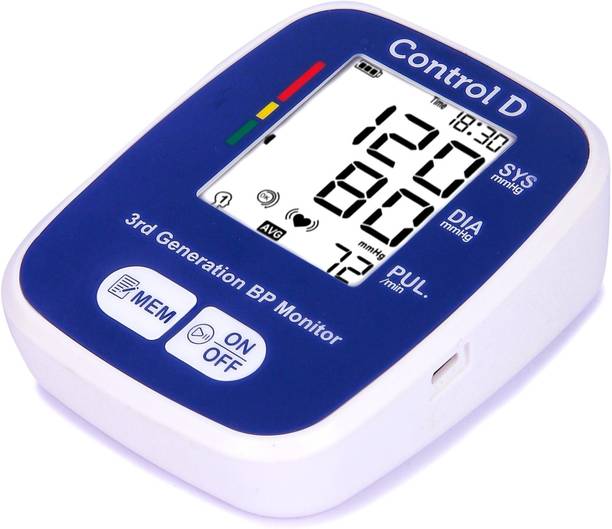 Control D 3rd Generation USB Port Pulse Check & BP Machine Automatic Digital Electronic Blood Pressure Monitor Large Cuff Bp Monitor