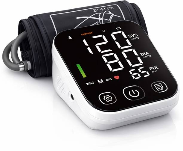 curecheck Rechargeable Upper Arm Fully Automatic Digital Blood Pressure Bp Monitor