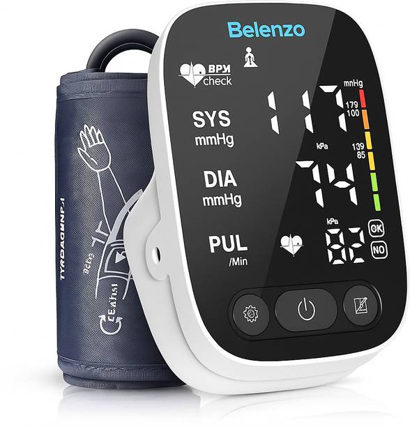 BELENZO Automatic Digital BP Monitor USB Type-C & Battery Powered Machine Automatic Digital BP Monitor USB Type-C & Battery Powered Machine Bp Monitor
