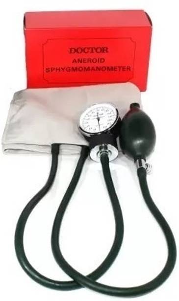 RnB Aneroid Sphygmomanometer Doctor Professional Dial Type Black Sphygmomanometer Manual Blood Pressure Upper Arm Bp Monitor