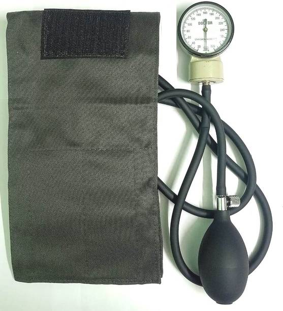 RnB Doctor Sphygmomanometer Dial Type Manual BP Monitor Dial Type Black Blood Pressure Machine Aneroid BP Apparatus Bp Monitor