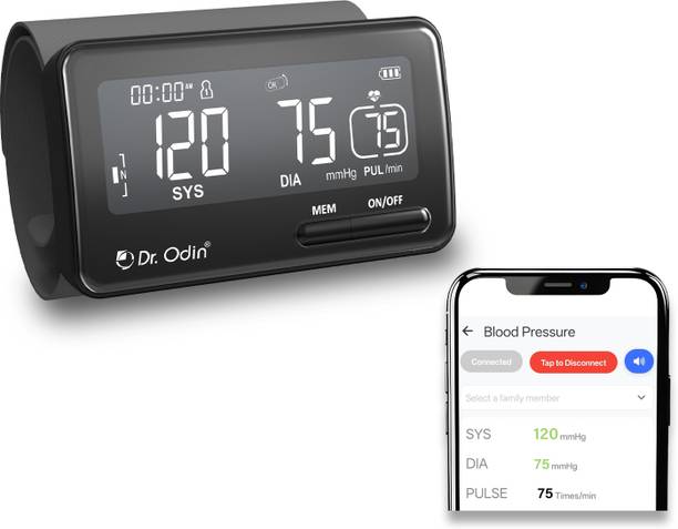 Dr. Odin OBP201BT Digital Blood Pressure Monitor Smart Data Sync, Fully Automatic upper‑arm Bp Monitor